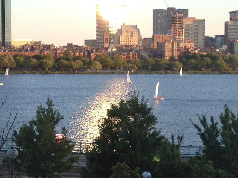 Boston Skyline from Cambridge side of Charles River