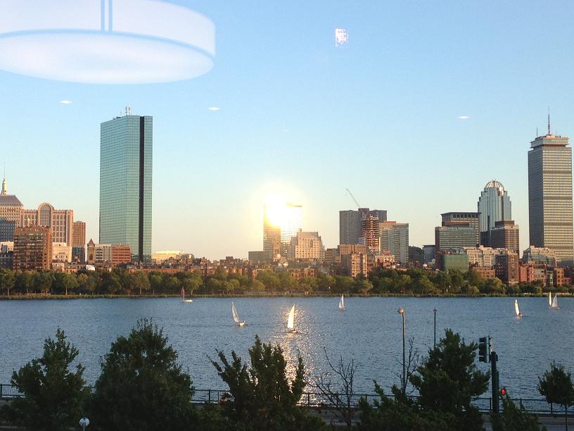 Boston Skyline from Cambridge side of Charles River