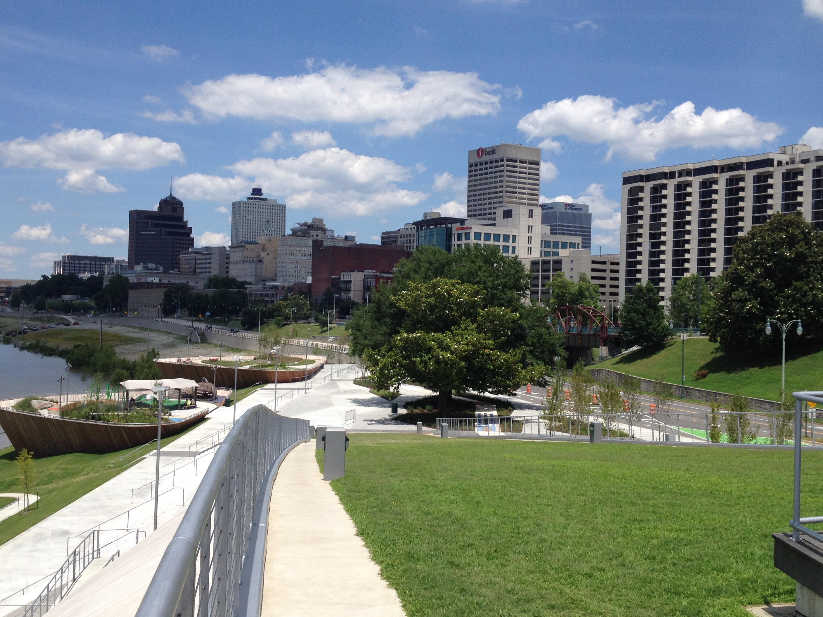 Mississippi River Looking at Downtown